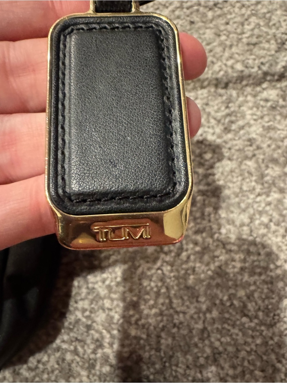 Tumi Voyageur Persia Crossbody Black with Gold Hardware - Picture 8 of 13